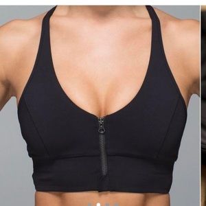 Lululemon zip up sports bra
